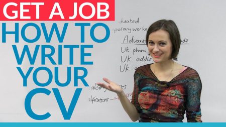 Job Skills: Prepare your English CV for a job in the UK