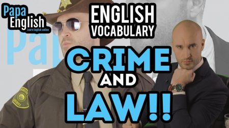 Crime and Law English Vocabulary! – IELTS Essential Vocabulary!