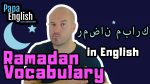 Ramadan Vocabulary! – English Vocabulary lesson